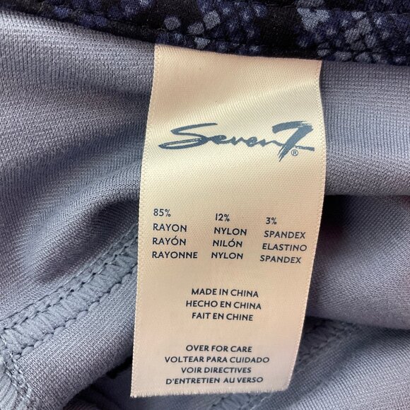 Seven7 Sz4 Indigo Pythod Skinny Pants - Picture 6 of 12